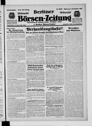 Berliner Börsen-Zeitung vom 11.12.1935