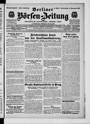 Berliner Börsen-Zeitung vom 12.12.1935