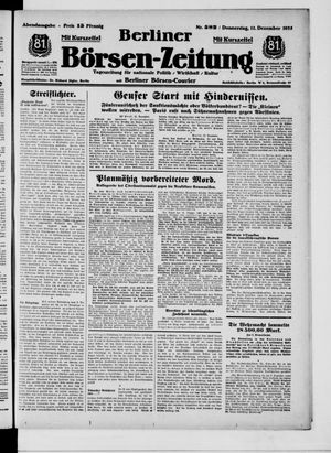 Berliner Börsen-Zeitung vom 12.12.1935