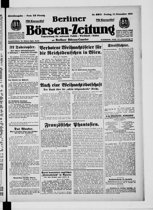 Berliner Börsen-Zeitung vom 27.12.1935