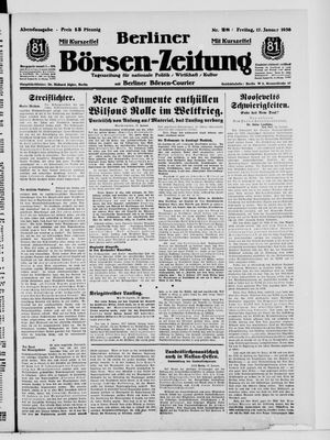 Berliner Börsen-Zeitung vom 17.01.1936