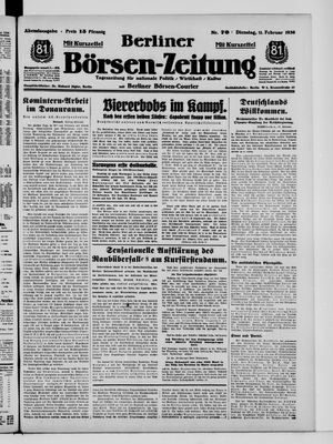 Berliner Börsen-Zeitung vom 11.02.1936