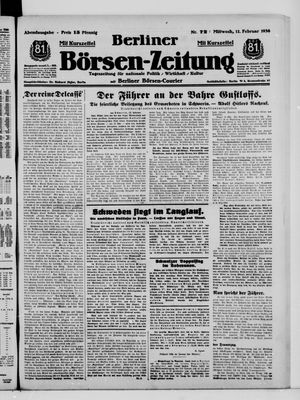 Berliner Börsen-Zeitung vom 12.02.1936
