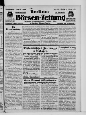 Berliner Börsen-Zeitung vom 17.02.1936