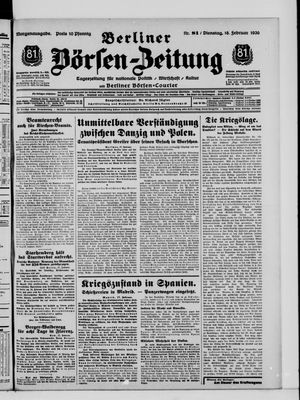 Berliner Börsen-Zeitung vom 18.02.1936