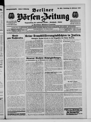 Berliner Börsen-Zeitung vom 23.02.1936