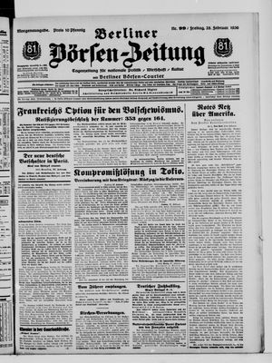 Berliner Börsen-Zeitung vom 28.02.1936