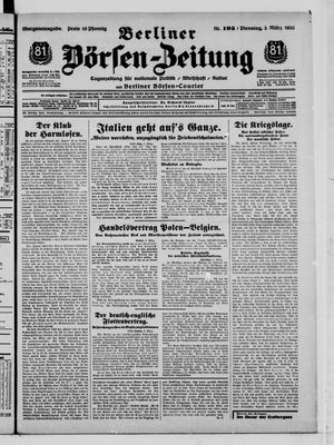 Berliner Börsen-Zeitung vom 03.03.1936