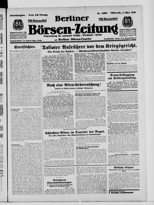 Berliner Börsen-Zeitung vom 04.03.1936