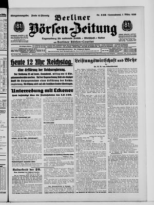 Berliner Börsen-Zeitung vom 07.03.1936