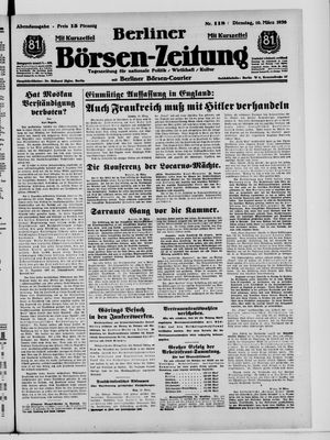 Berliner Börsen-Zeitung vom 10.03.1936
