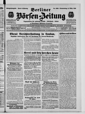 Berliner Börsen-Zeitung vom 12.03.1936