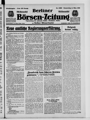 Berliner Börsen-Zeitung vom 12.03.1936