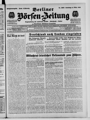Berliner Börsen-Zeitung vom 15.03.1936