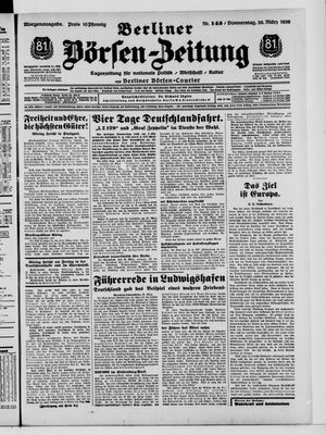 Berliner Börsen-Zeitung vom 26.03.1936