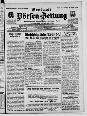 Berliner Börsen-Zeitung vom 27.03.1936