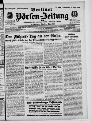 Berliner Börsen-Zeitung vom 28.03.1936