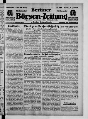 Berliner Börsen-Zeitung vom 07.04.1936