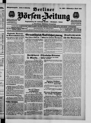 Berliner Börsen-Zeitung vom 08.04.1936