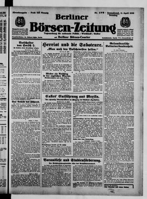 Berliner Börsen-Zeitung vom 11.04.1936