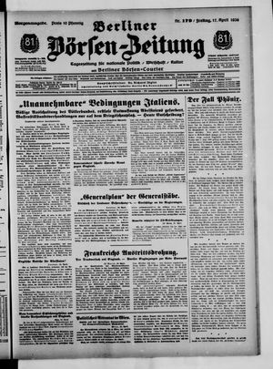 Berliner Börsen-Zeitung vom 17.04.1936