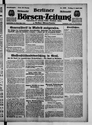 Berliner Börsen-Zeitung vom 17.04.1936