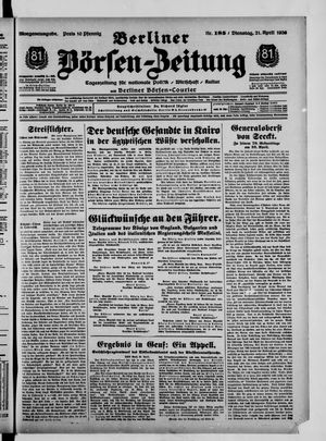 Berliner Börsen-Zeitung vom 21.04.1936