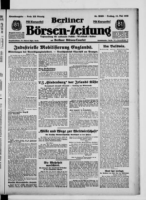 Berliner Börsen-Zeitung vom 22.05.1936