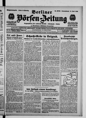 Berliner Börsen-Zeitung vom 13.06.1936