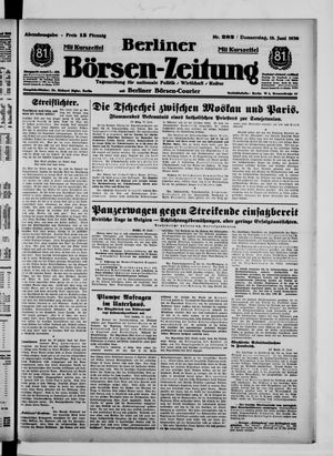 Berliner Börsen-Zeitung vom 18.06.1936