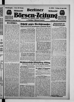 Berliner Börsen-Zeitung vom 19.06.1936