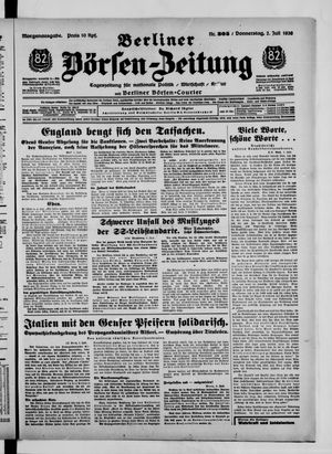 Berliner Börsen-Zeitung vom 02.07.1936