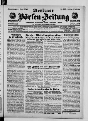 Berliner Börsen-Zeitung vom 03.07.1936