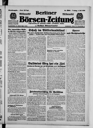 Berliner Börsen-Zeitung vom 03.07.1936