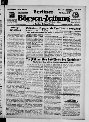 Berliner Börsen-Zeitung vom 04.07.1936