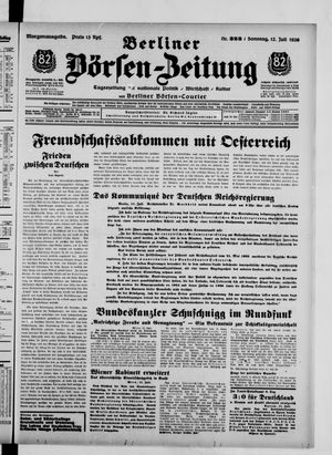 Berliner Börsen-Zeitung vom 12.07.1936
