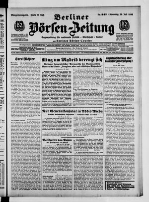 Berliner Börsen-Zeitung vom 26.07.1936
