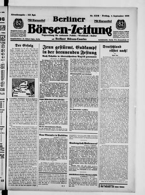 Berliner Börsen-Zeitung vom 04.09.1936