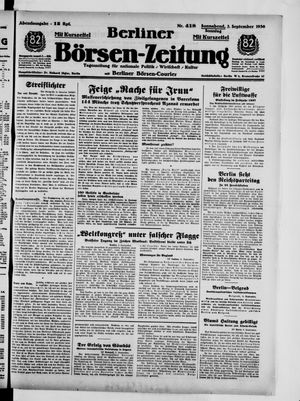 Berliner Börsen-Zeitung vom 05.09.1936