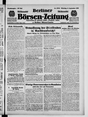 Berliner Börsen-Zeitung vom 15.09.1936