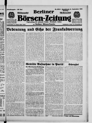 Berliner Börsen-Zeitung vom 26.09.1936