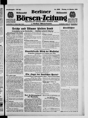 Berliner Börsen-Zeitung on Oct 19, 1936