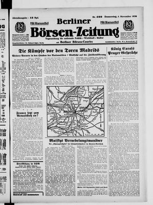 Berliner Börsen-Zeitung vom 05.11.1936