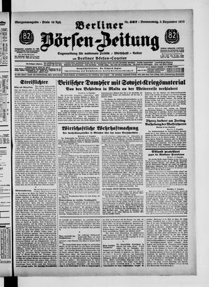 Berliner Börsen-Zeitung vom 03.12.1936