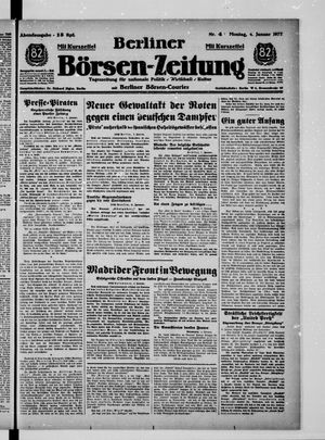 Berliner Börsen-Zeitung vom 04.01.1937