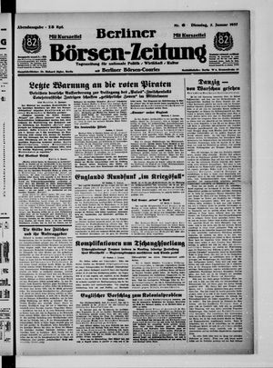 Berliner Börsen-Zeitung vom 05.01.1937