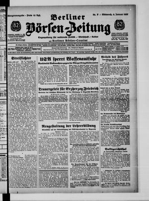 Berliner Börsen-Zeitung vom 06.01.1937