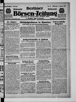 Berliner Börsen-Zeitung vom 06.01.1937