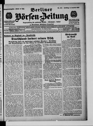 Berliner Börsen-Zeitung vom 08.01.1937