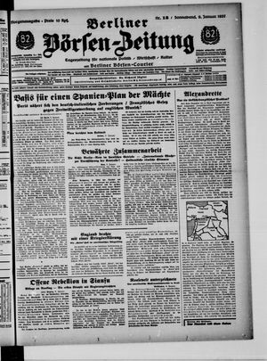 Berliner Börsen-Zeitung vom 09.01.1937